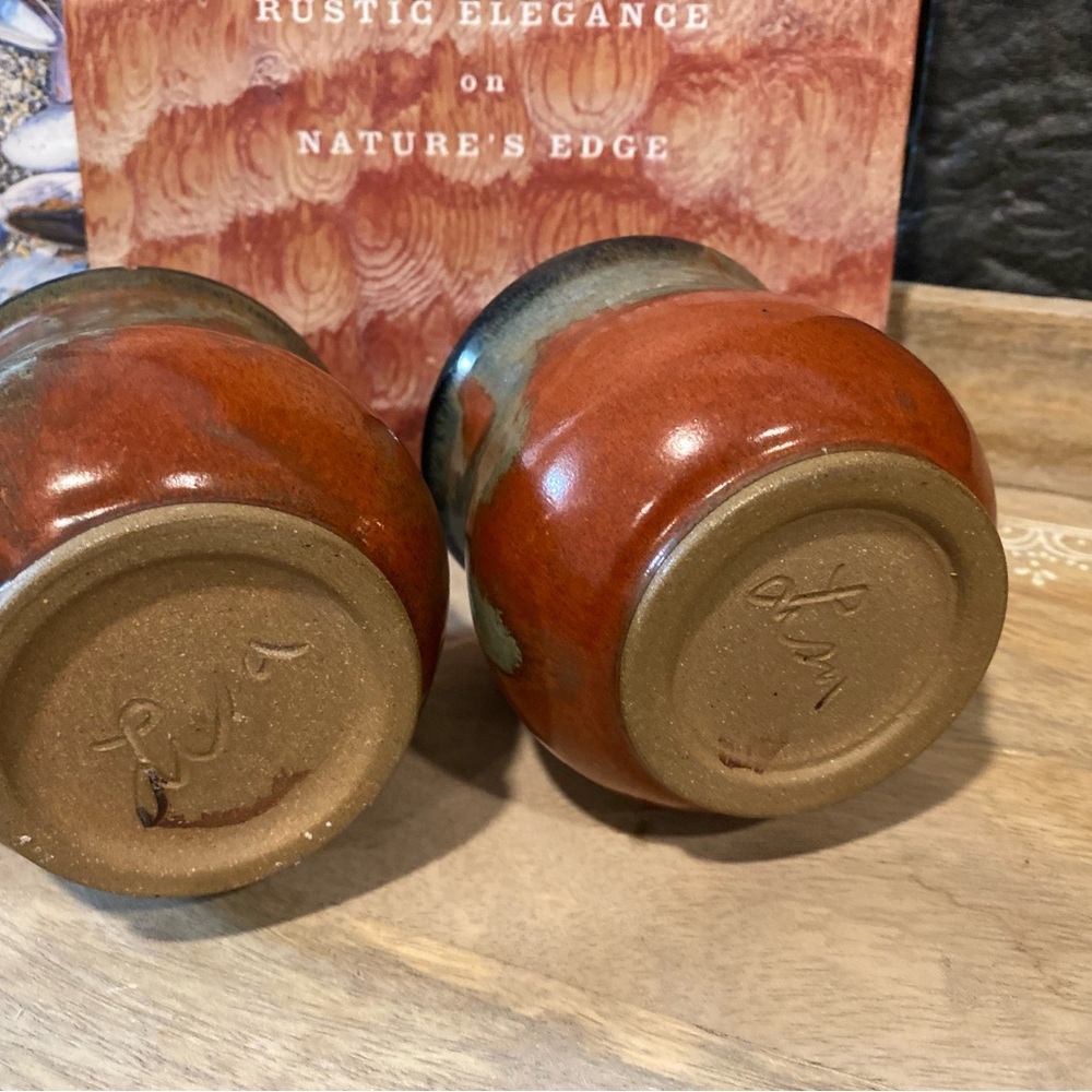 Beautiful Pottery wine goblets - Picture 5 of 6